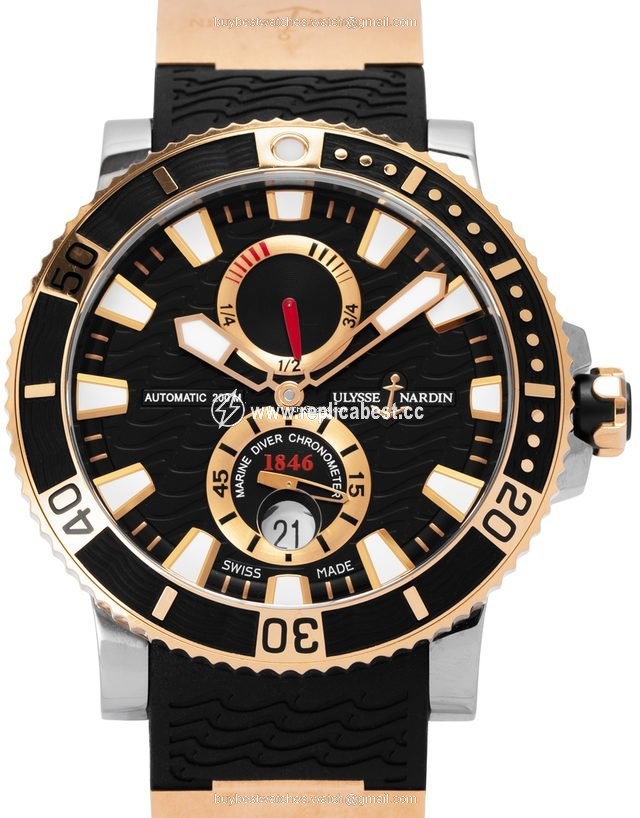 Ulysse Nardin Maxi Marine Diver Mens watch Unisex Automatic Rose gold 265-90-3