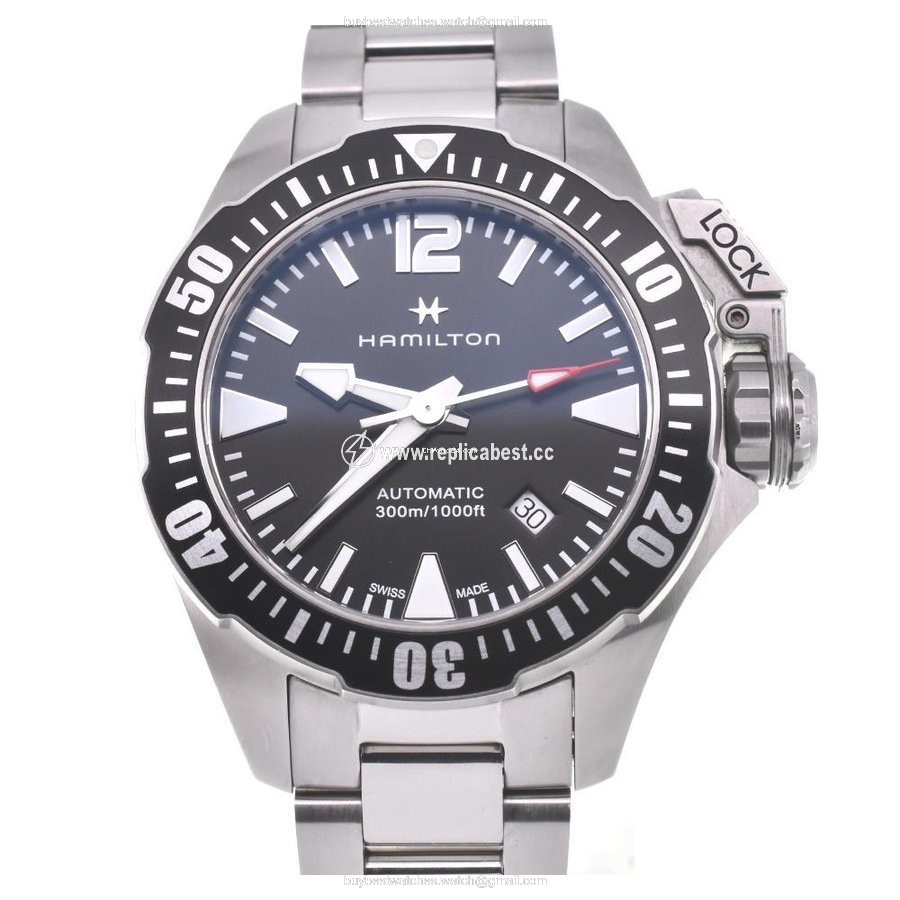 Hamilton Khaki Navy Frogman Mens watch Unisex Automatic Steel H77605135