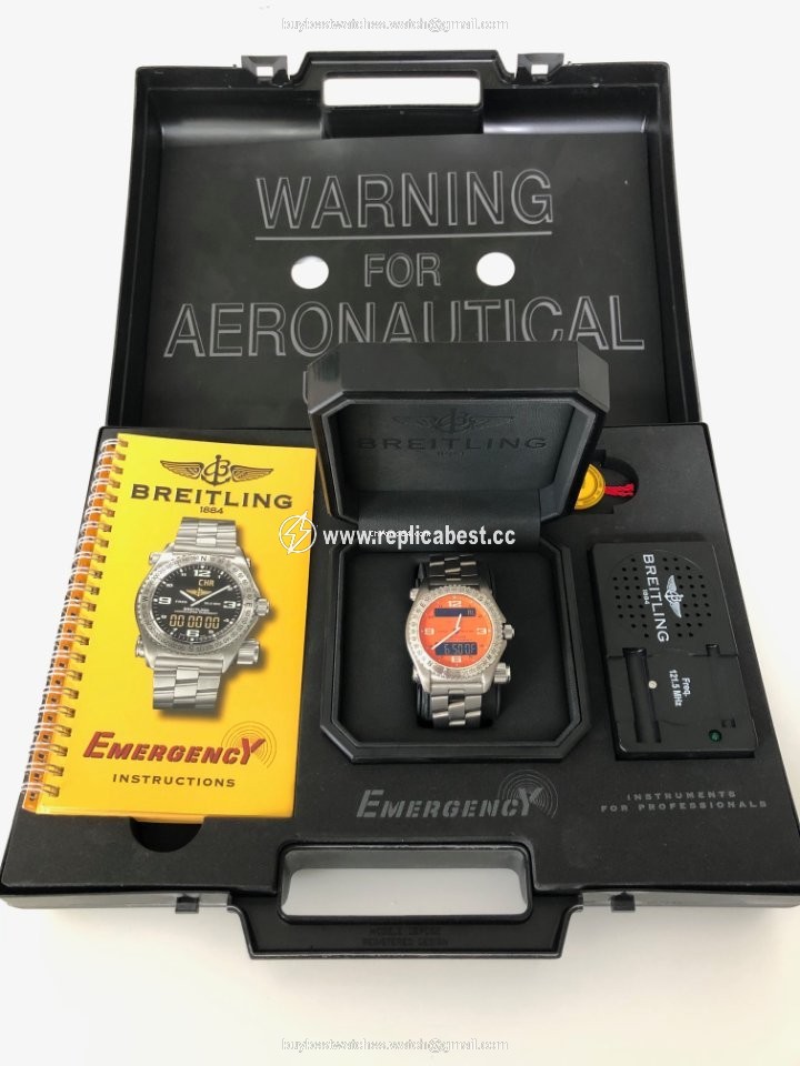 Breitling Emergency Mens watch Unisex Quartz Titanium E7632110