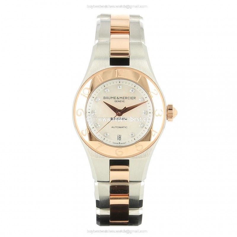 Baume & Mercier Linea Womens watch Automatic Gold Steel MOA10114