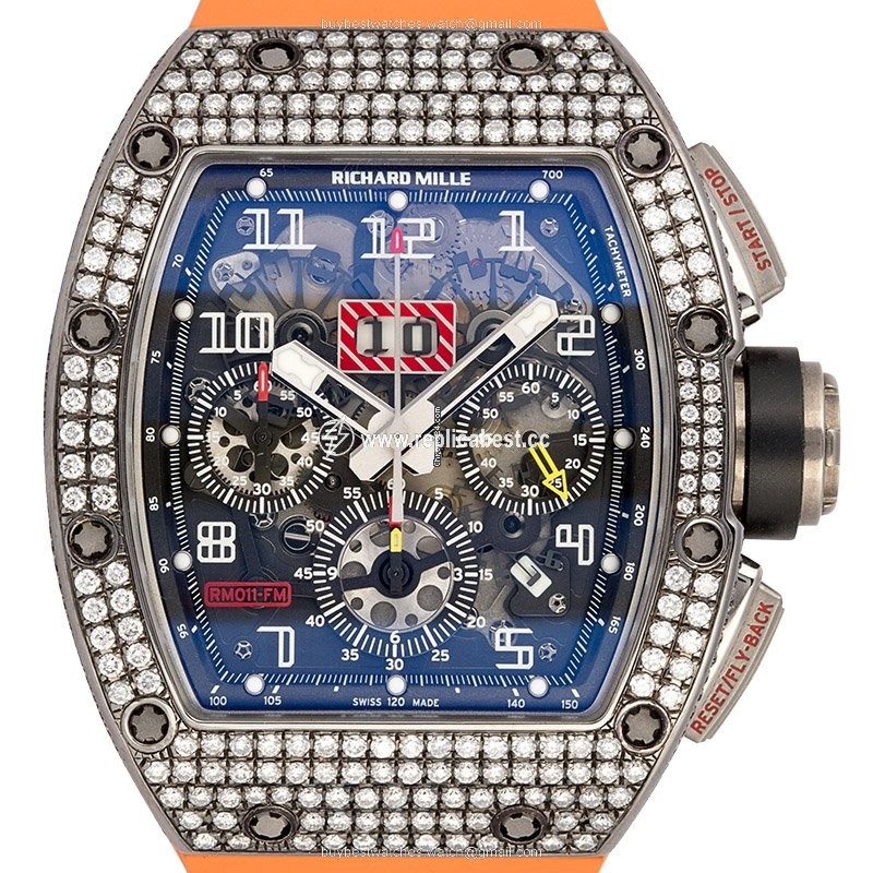 Richard Mille RM 011 Mens watch Unisex Automatic White gold RM 11