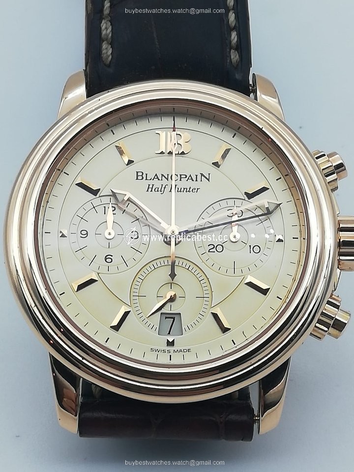 Blancpain Mens watch Unisex Automatic Rose gold 3100-1542-53B