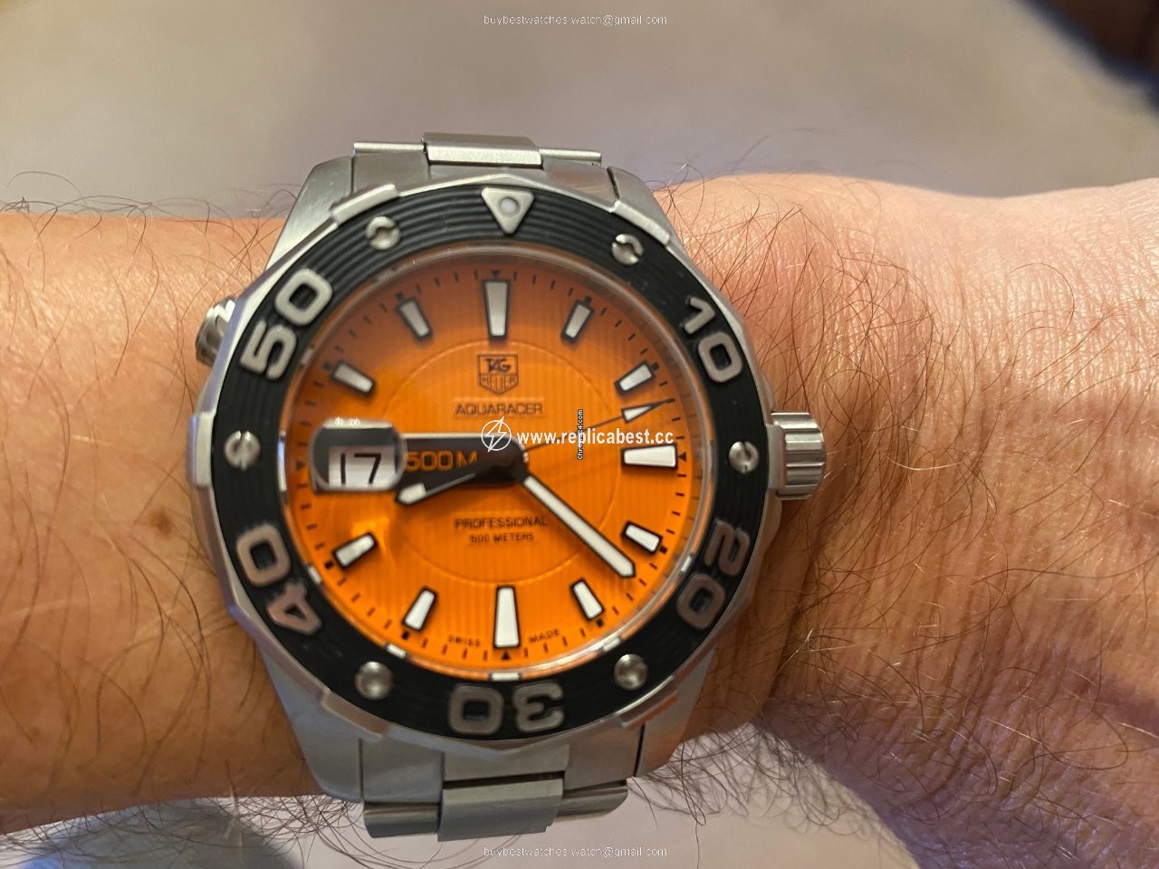 TAG Heuer Aquaracer 500M Mens watch Unisex Quartz Steel WAJ 1113