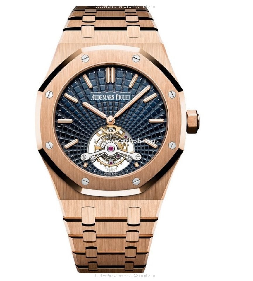 Audemars Piguet Royal Oak Tourbillon Mens watch Unisex Automatic Rose gold 26522OR.OO.1220OR.01