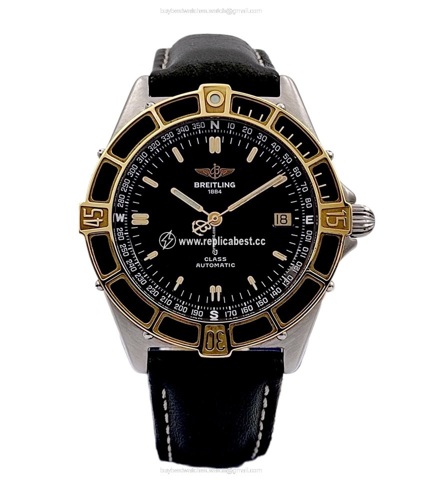 Breitling Mens watch Unisex Automatic Gold Steel 80250