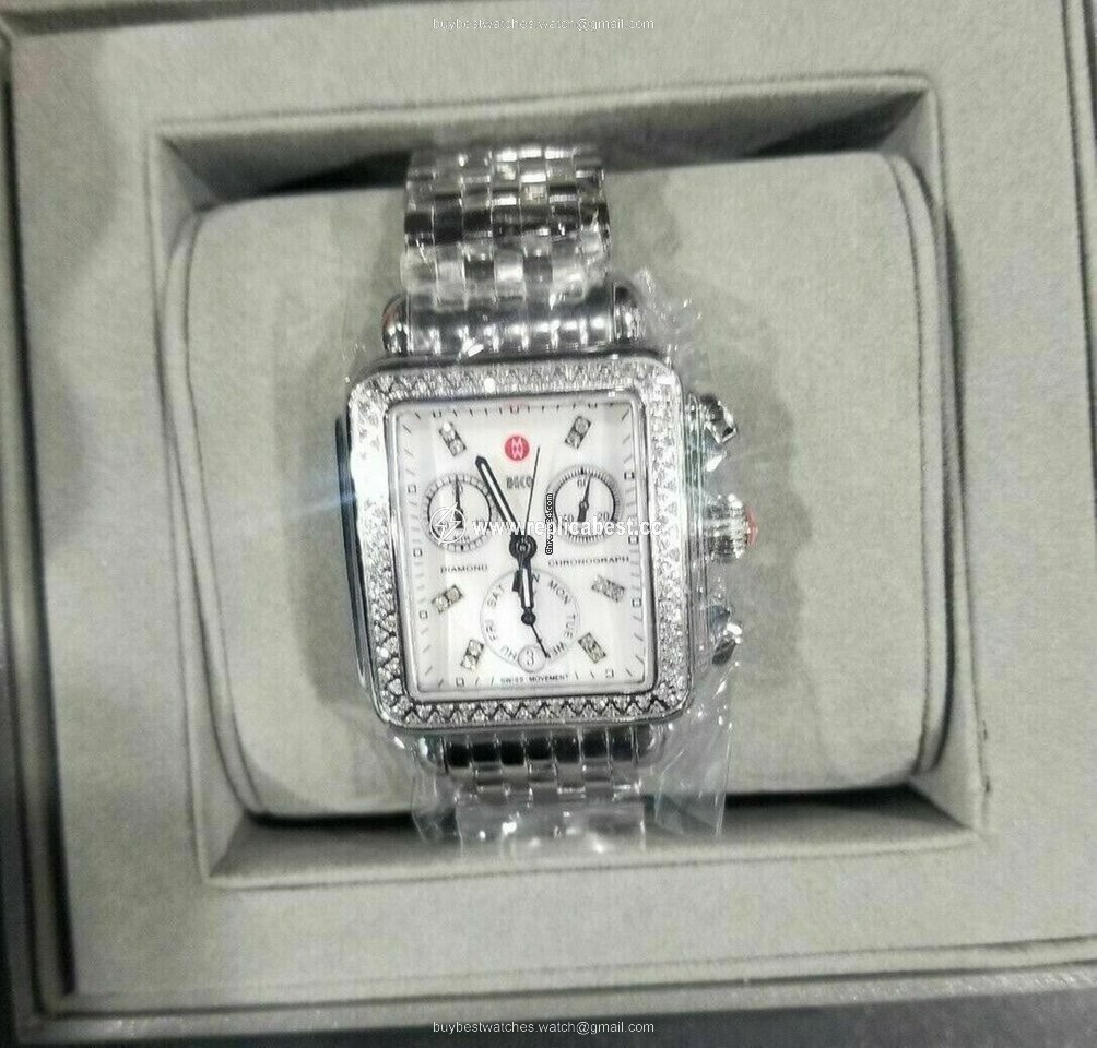 Michele Deco Quartz Steel MWW06P000099