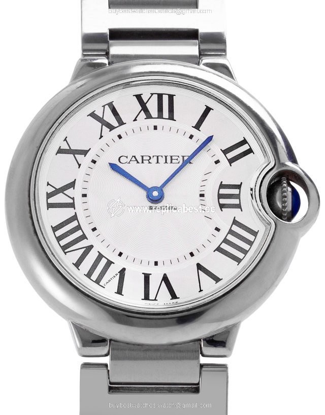 Cartier Ballon Bleu 36mm Mens watch Unisex Quartz Steel W69011Z4 3005