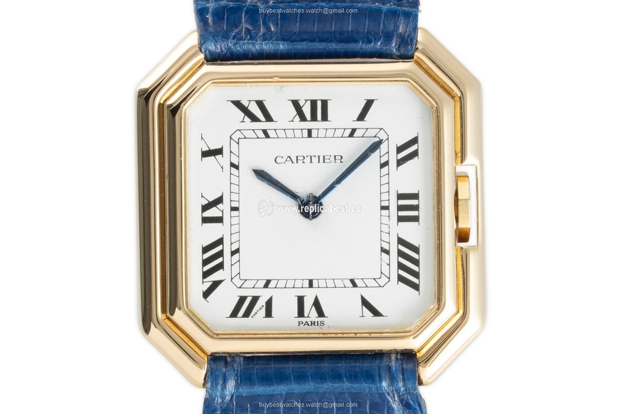 Cartier Womens watch Manual winding Yellow gold 7809