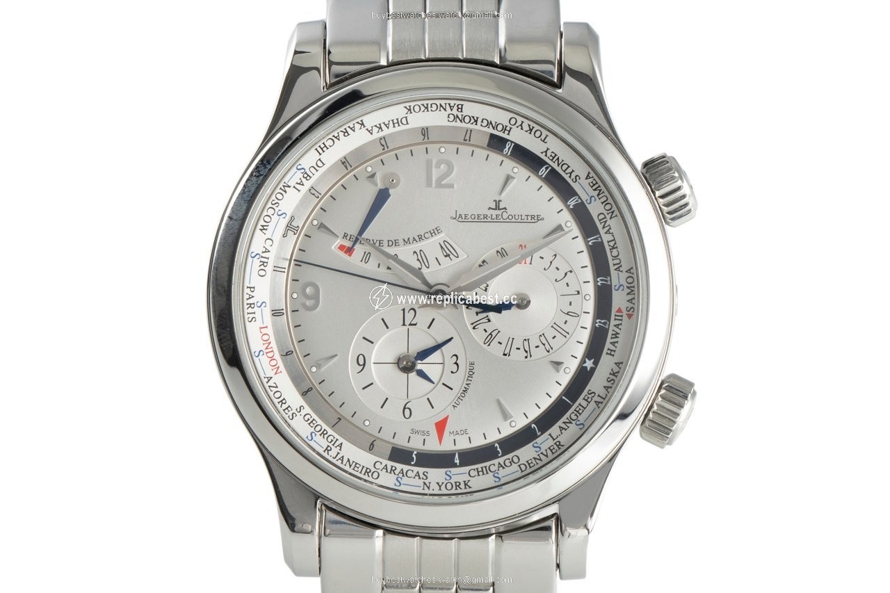 Jaeger-LeCoultre Master World Geographic Mens watch Unisex Automatic Steel 146.8.32.S