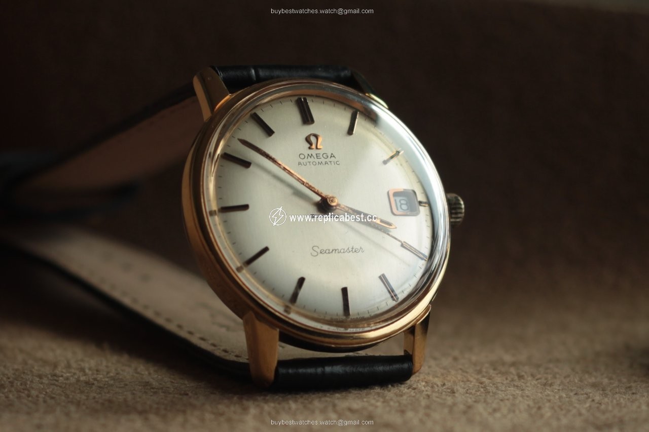 Omega Seamaster Mens watch Unisex Automatic Yellow gold 166.037 Vintage Seamaster
