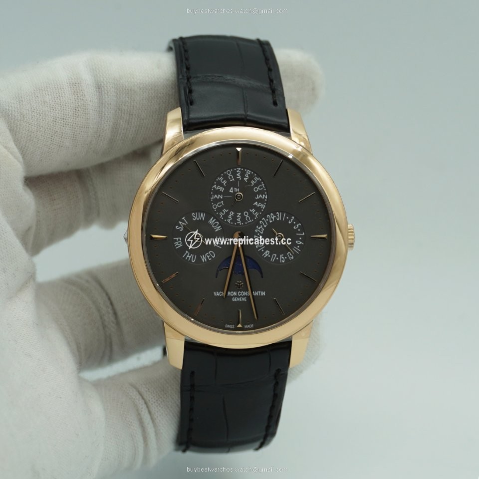 Vacheron Constantin Patrimony Mens watch Unisex Automatic Rose gold 43175 000R-B343