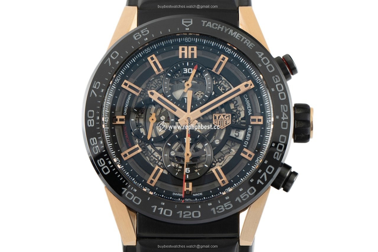 TAG Heuer Carrera Calibre HEUER 01 Mens watch Unisex Automatic Titanium CAR2A5A.FT6044