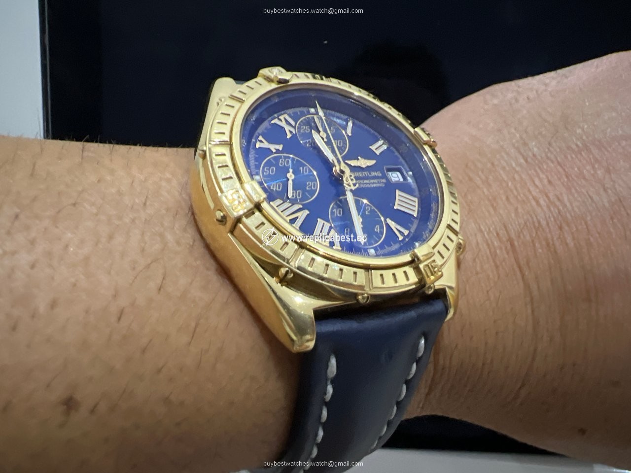 Breitling Crosswind Racing Mens watch Unisex Automatic Yellow gold K13355