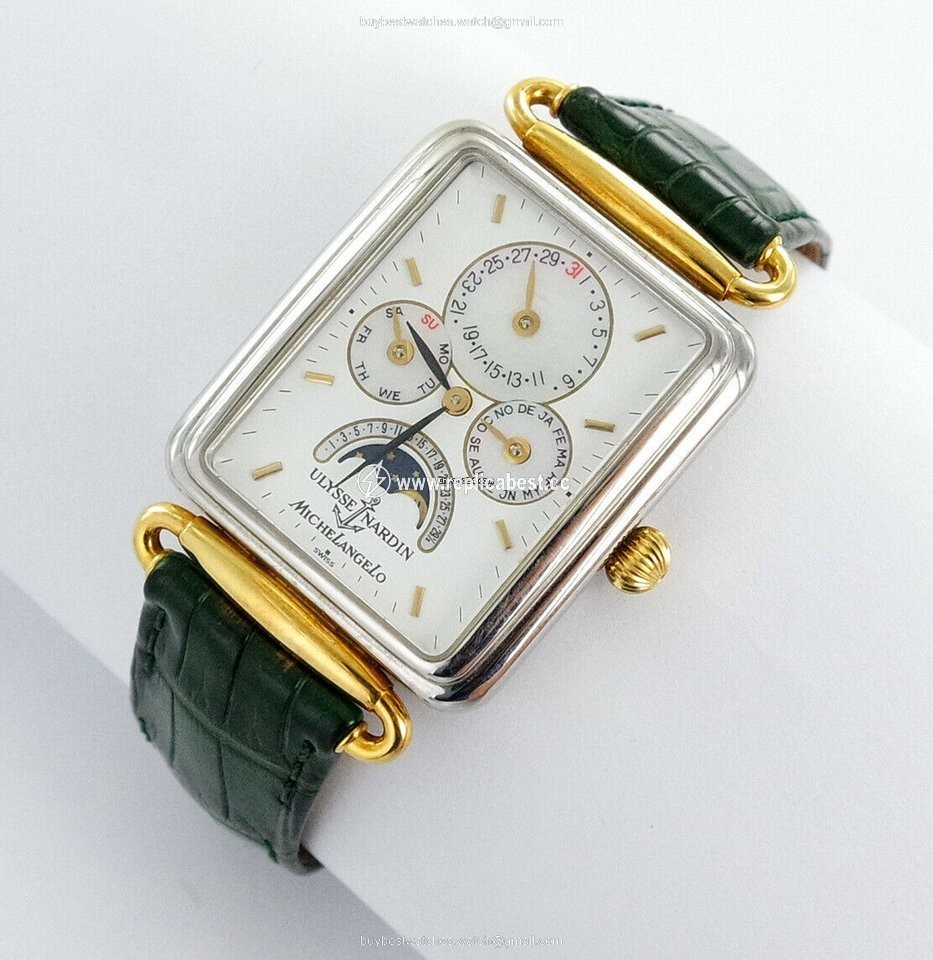 Ulysse Nardin Michelangelo Automatic Gold Steel 164-44