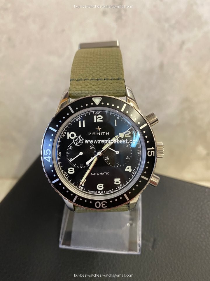Zenith Pilot Mens watch Unisex Automatic Steel 03.2240.4069 21.C803