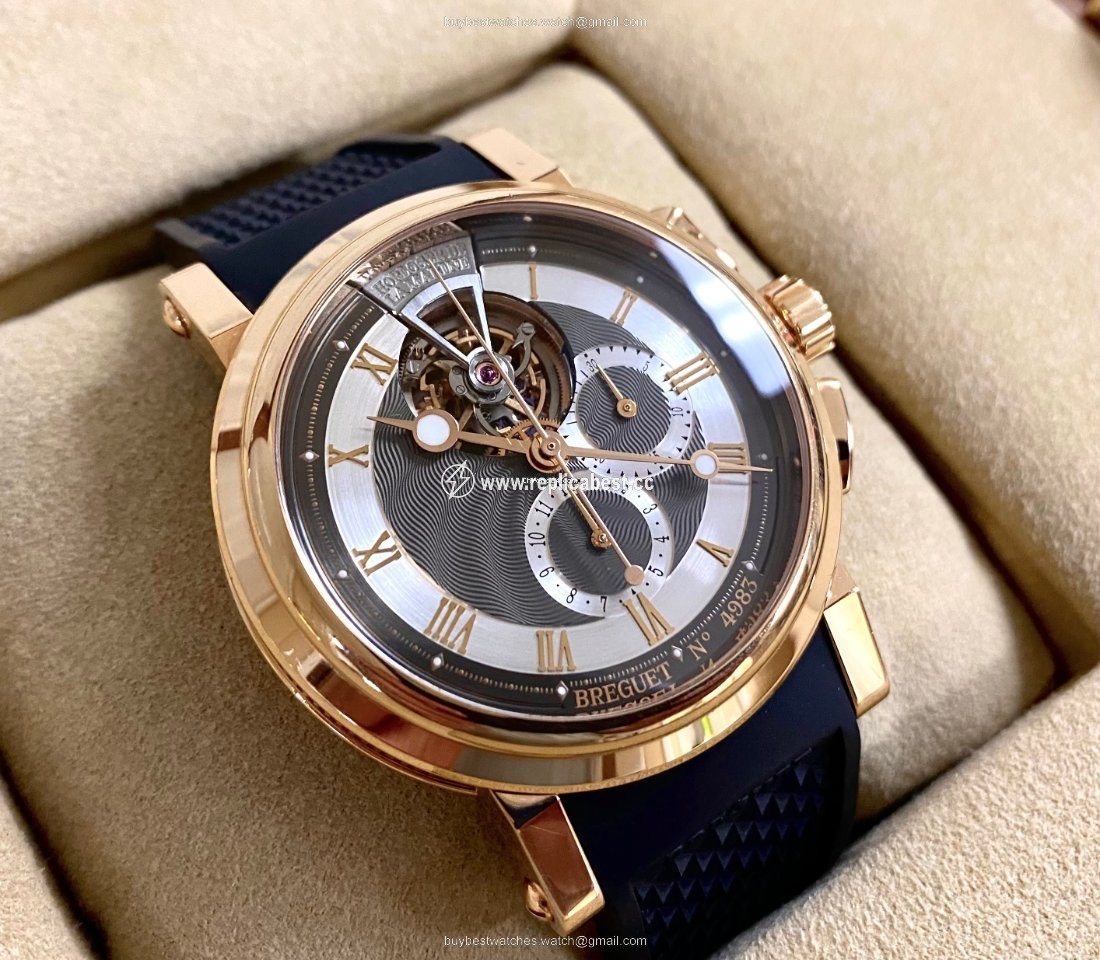 Breguet Marine Mens watch Unisex Manual winding Rose gold 5837BR 92 5ZU