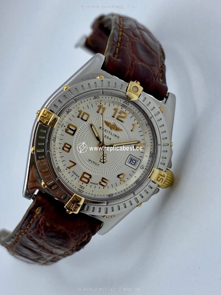 Breitling Wings Lady Womens watch Quartz Gold Steel B67050