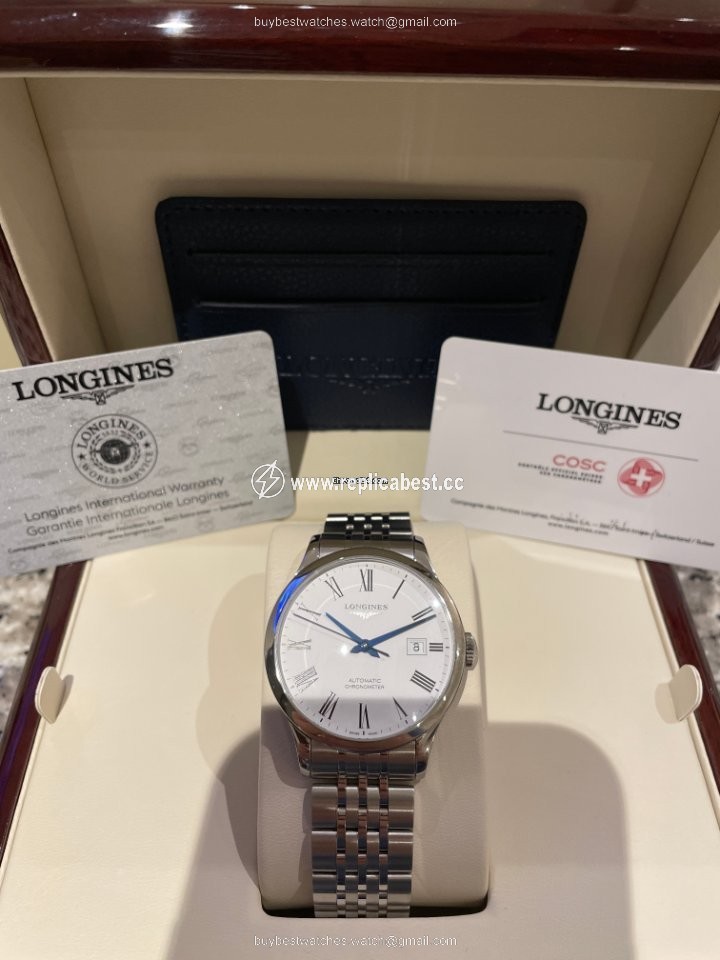Longines Record Mens watch Unisex Automatic Steel L2.821.4.11.6