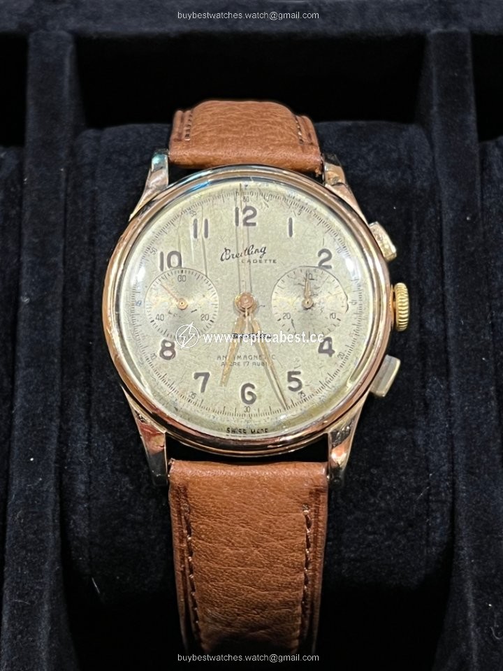 Breitling Mens watch Unisex Manual winding Yellow gold 1188