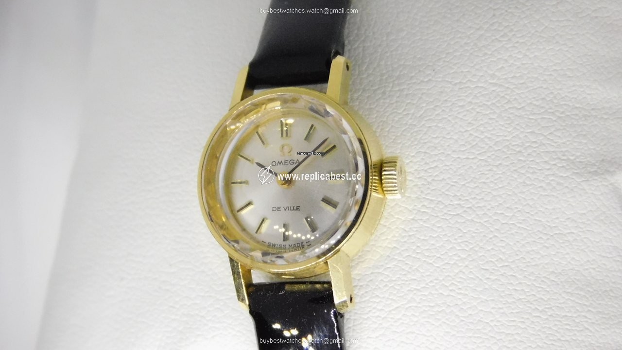 Omega De Ville Womens watch Manual winding Yellow gold 511.227 511227 vintage watch DeVille cal 483