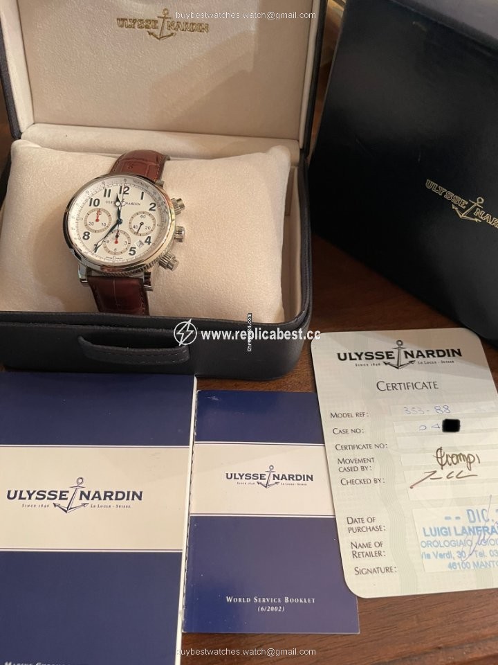 Ulysse Nardin Marine Chronograph Mens watch Unisex Automatic Steel 353-88