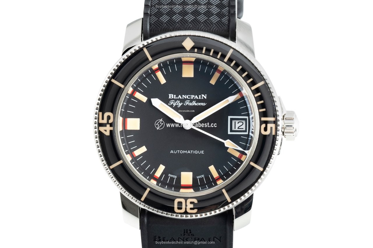 Blancpain Fifty Fathoms Mens watch Unisex Automatic Steel 5008B.1130.B52A