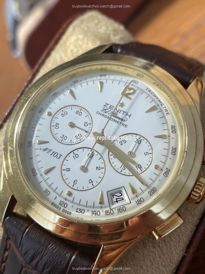 Zenith El Primero Mens watch Unisex Automatic Yellow gold 30.1250.400