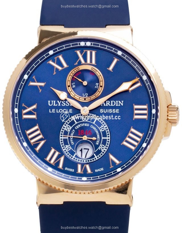 Ulysse Nardin Mens watch Unisex Automatic Rose gold 266-67