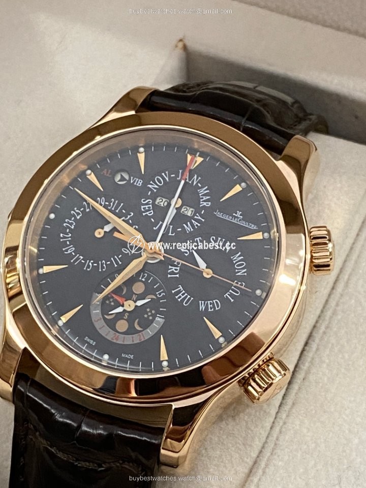 Jaeger-LeCoultre Master Grand Reveil Mens watch Unisex Automatic Rose gold Q163247A