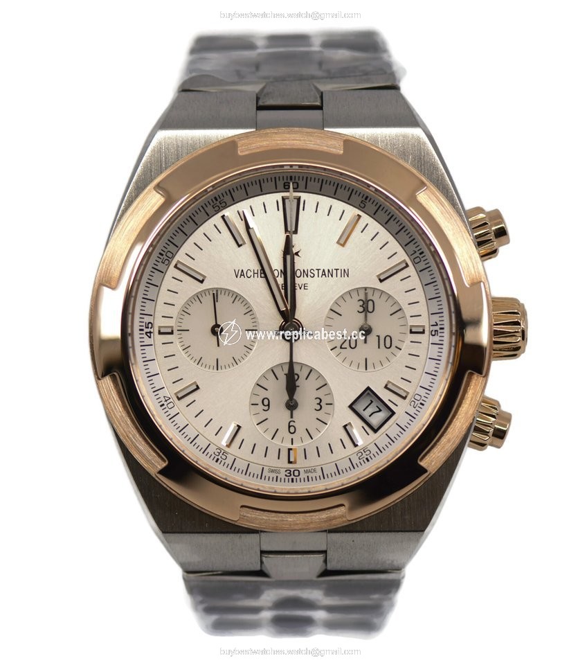 Vacheron Constantin Overseas Chronograph Mens watch Unisex Automatic Gold Steel 5500V