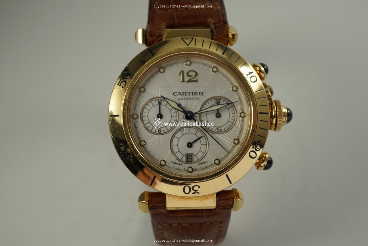 Cartier Pasha Mens watch Unisex Automatic Yellow gold 2111