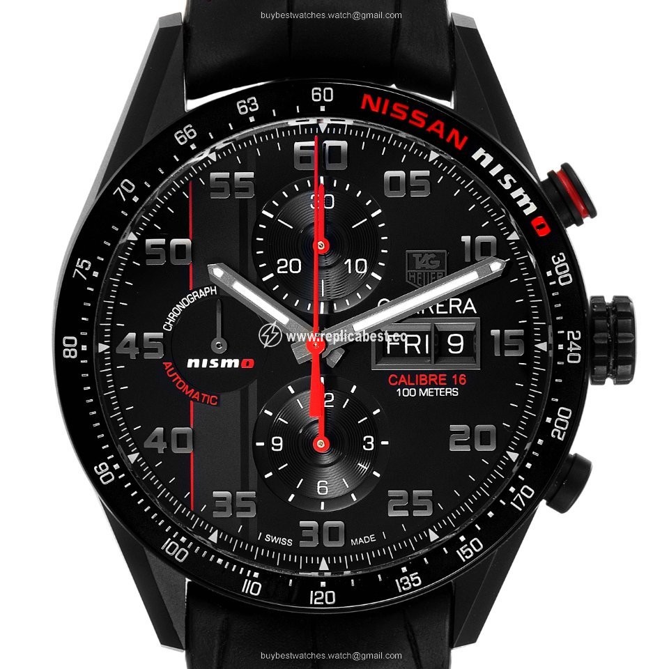 TAG Heuer Carrera Calibre 16 Mens watch Unisex Automatic Titanium CV2A82.FC6237