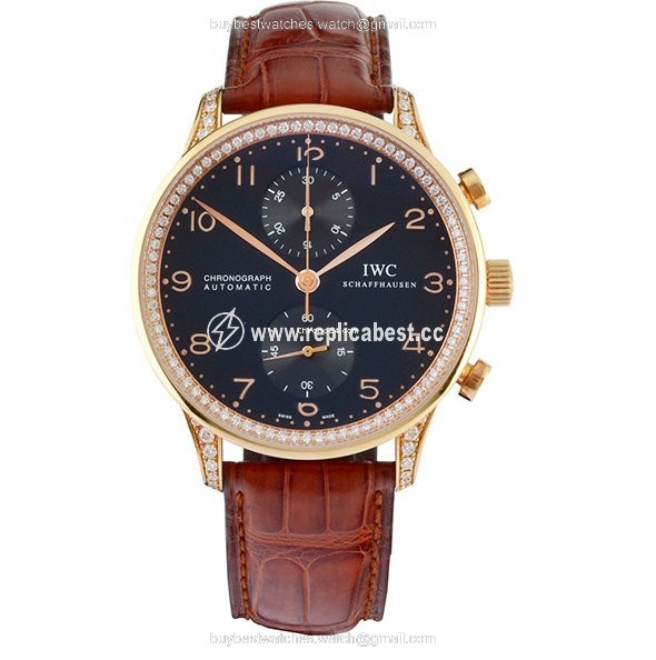 IWC Portuguese Chronograph Mens watch Unisex Automatic Rose gold IW371443