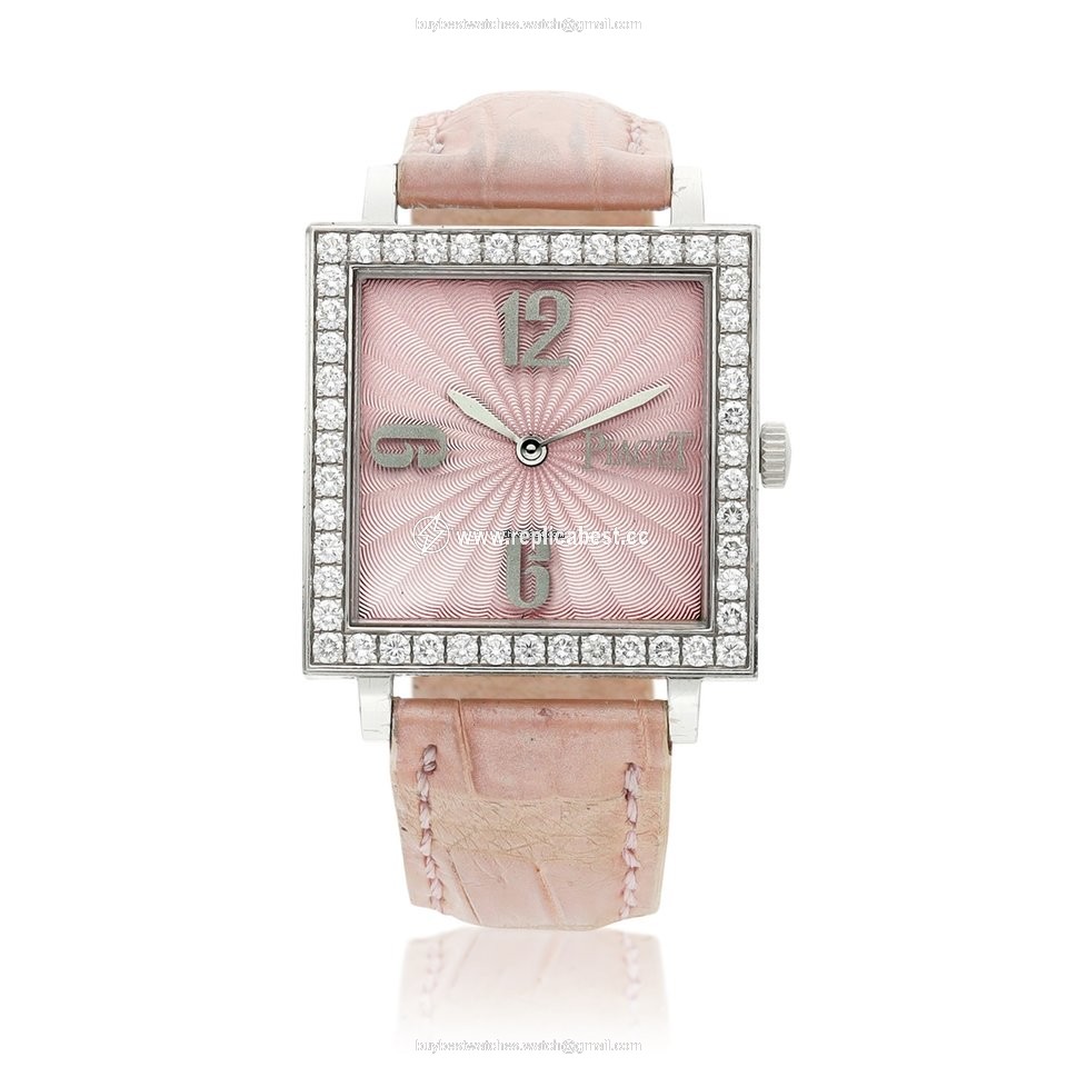 Piaget Mens watch Unisex Quartz White gold P10181