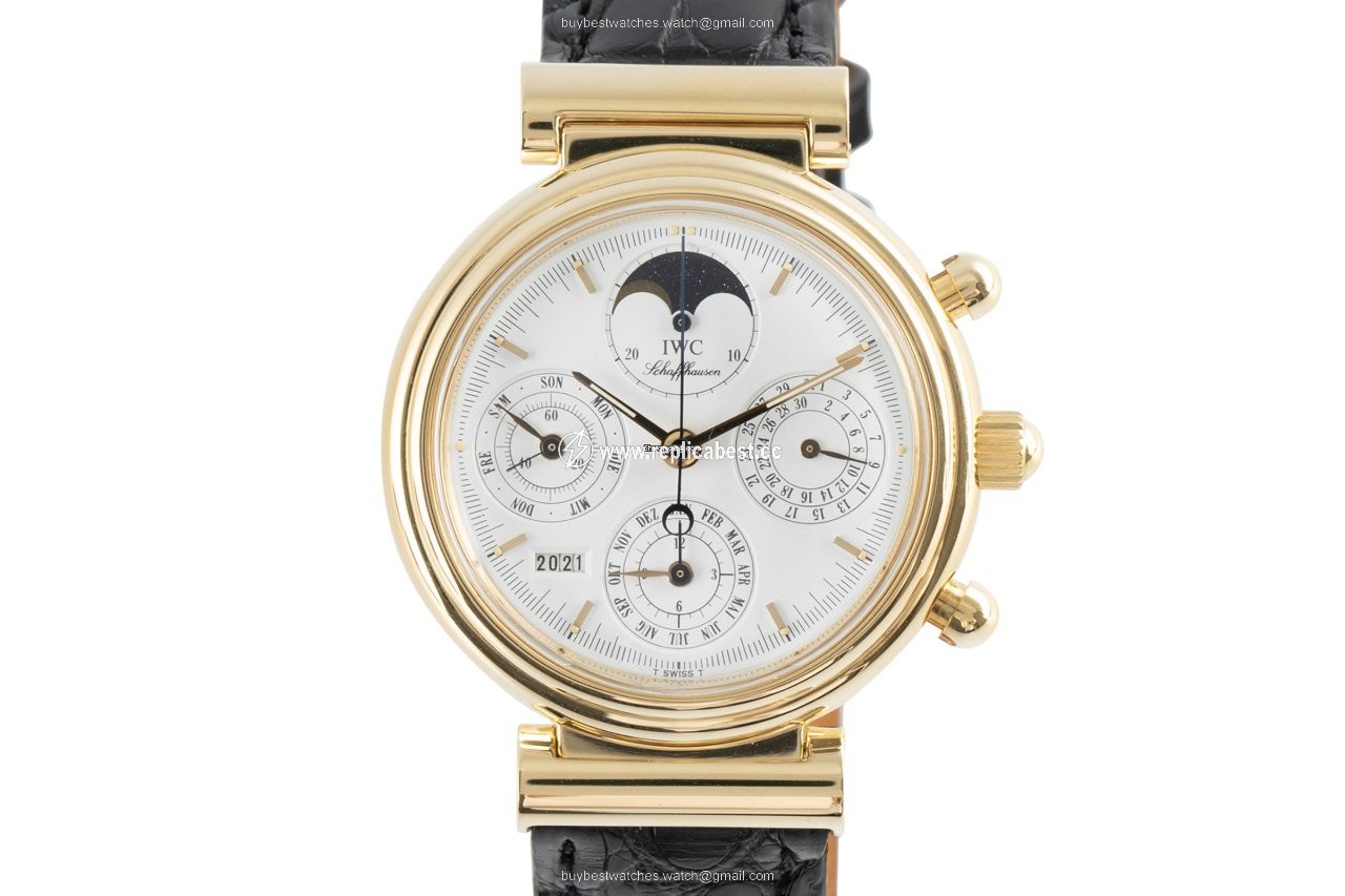 IWC Da Vinci Perpetual Calendar Mens watch Unisex Automatic Yellow gold 3750