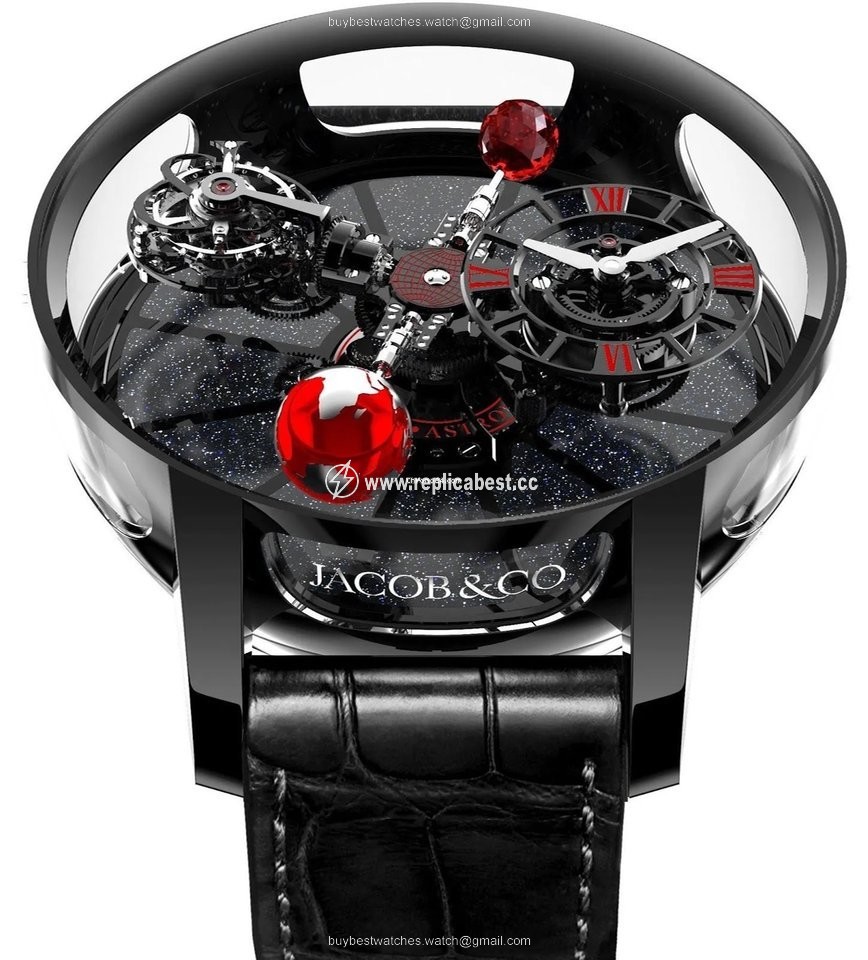 Jacob & Co. Astronomia Mens watch Unisex Manual winding Platinum AT100.95.KR.SR.B