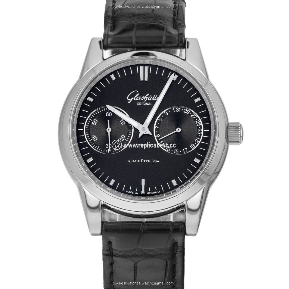 Glashutte Original Senator Hand Date Mens watch Unisex Automatic Steel 39-58-01-02-04