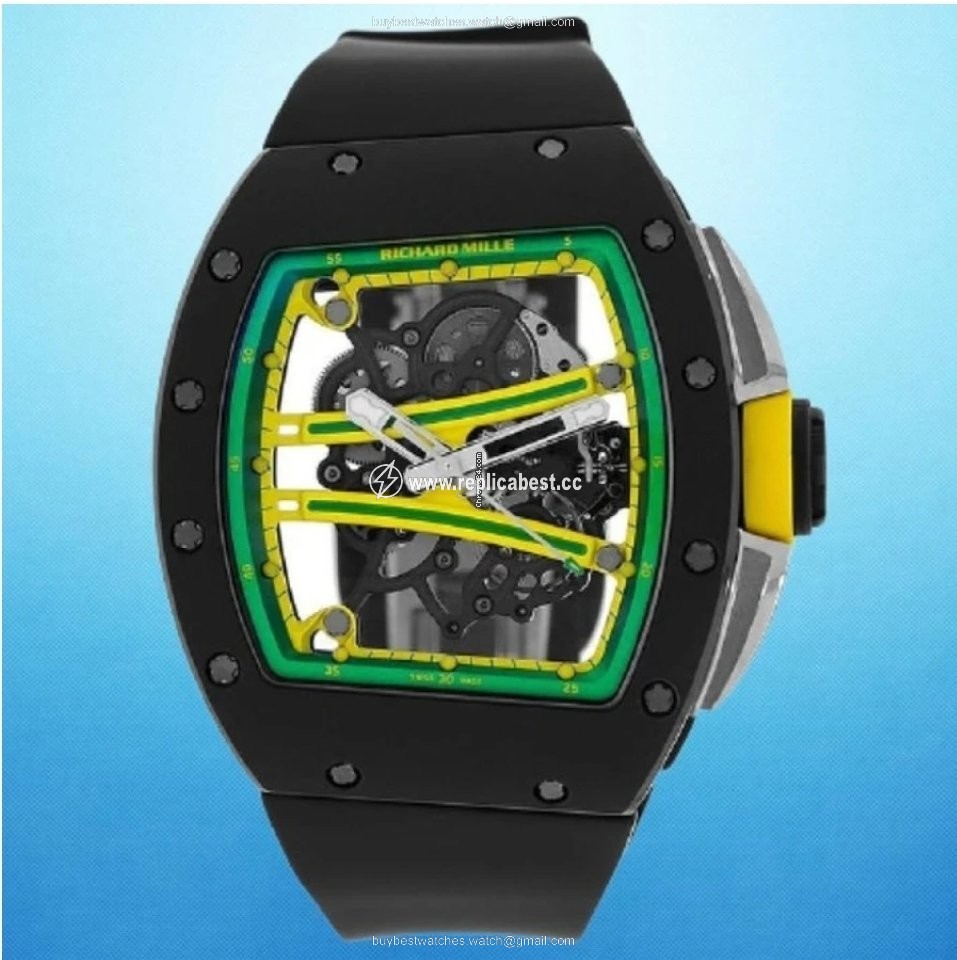 Richard Mille RM 061 Mens watch Unisex Manual winding Carbon RM61-01