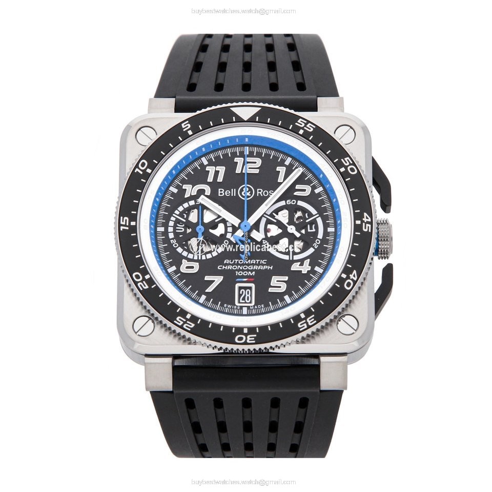 Bell & Ross BR 03-94 Chronographe Mens watch Unisex Automatic Steel BR0394-A521 SRB