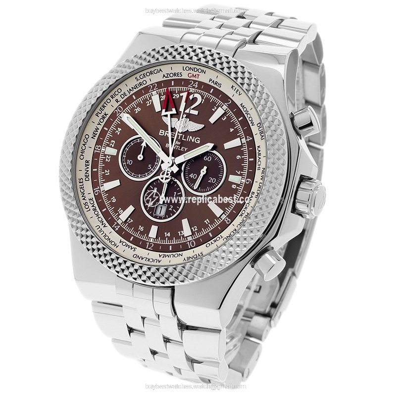 Breitling Bentley GMT Mens watch Unisex Steel A4736212