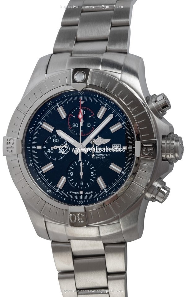 Breitling Super Avenger Mens watch Unisex Automatic Steel A13375101B1A1