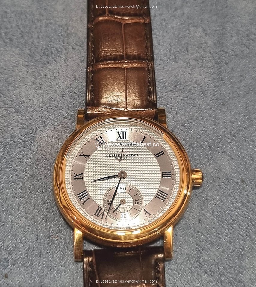 Ulysse Nardin Classic Mens watch Unisex Manual winding Yellow gold 91-77