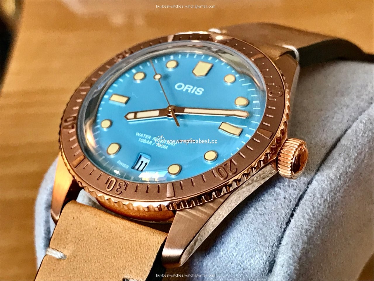 Oris Divers Sixty Five Mens watch Unisex Automatic Bronze 01 733 7771 3155-07 5 19 04BR