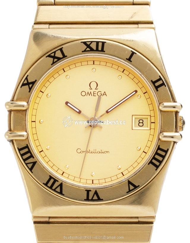 Omega Constellation Mens watch Unisex Quartz Yellow gold 1112.30.00