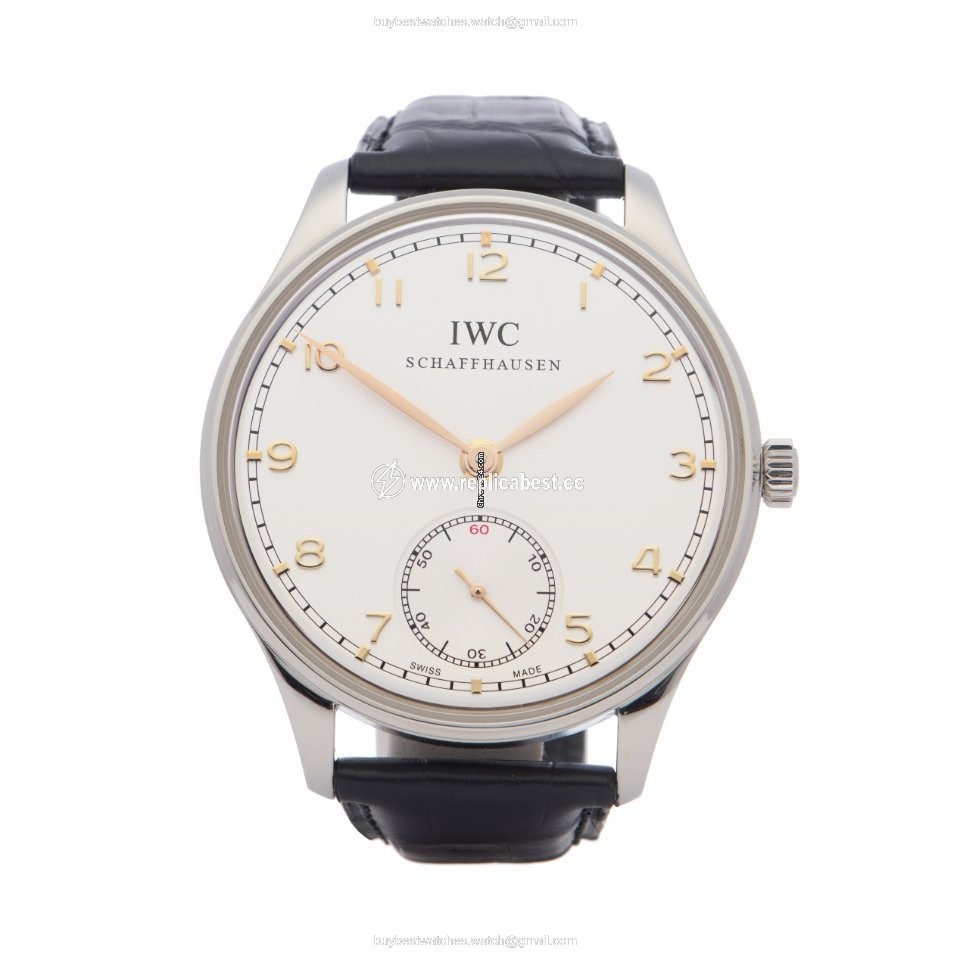 IWC Portuguese Hand-Wound Mens watch Unisex Manual winding Steel IW545408