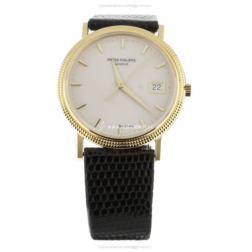 Patek Philippe Calatrava Mens watch Unisex Quartz Yellow gold 3499J