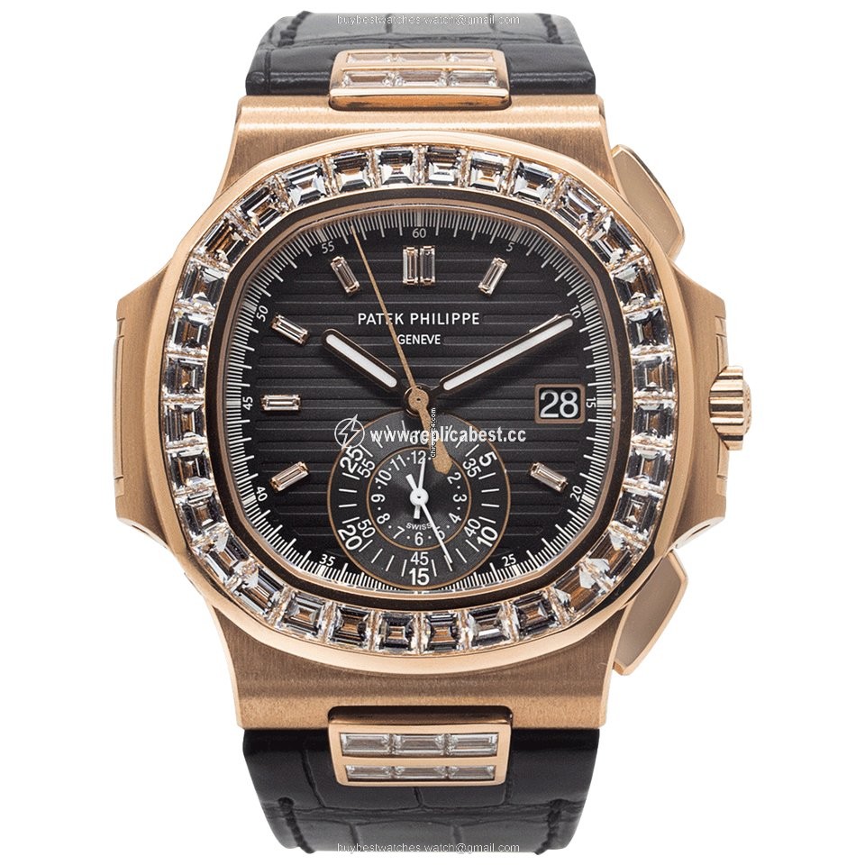Patek Philippe Nautilus Mens watch Unisex Automatic Rose gold 5980 10R-010