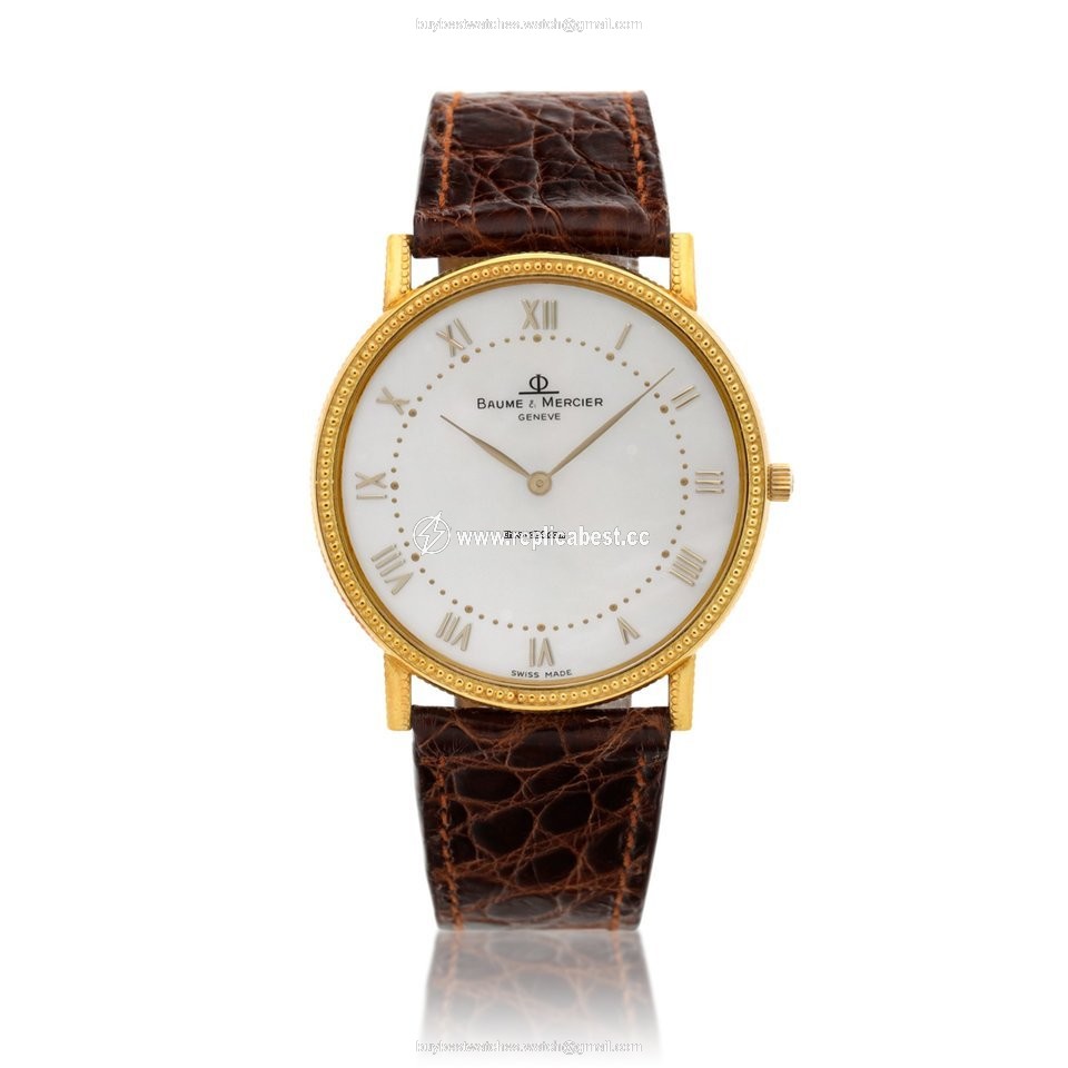 Baume & Mercier Mens watch Unisex Quartz Yellow gold 15607