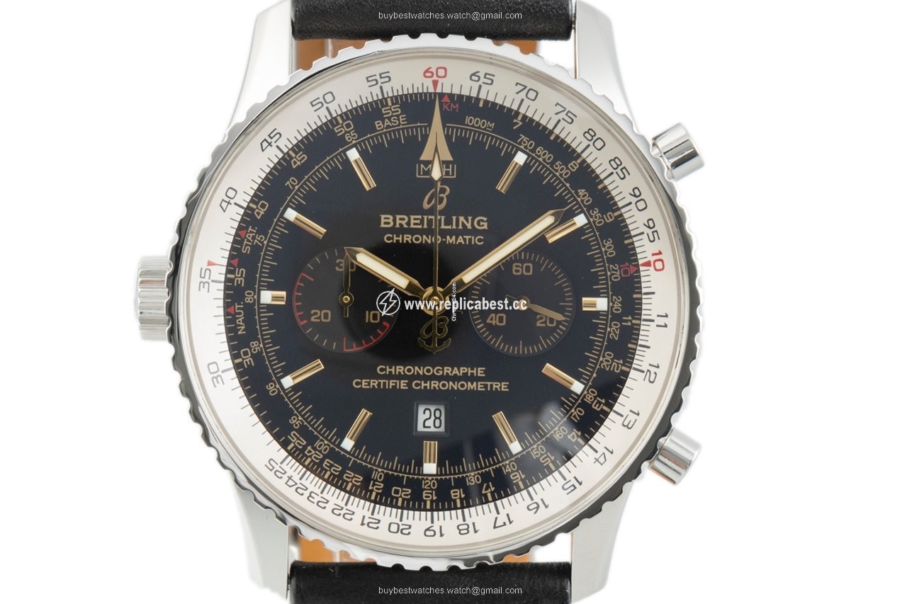Breitling Chrono-Matic Mens watch Unisex Automatic Steel A41350