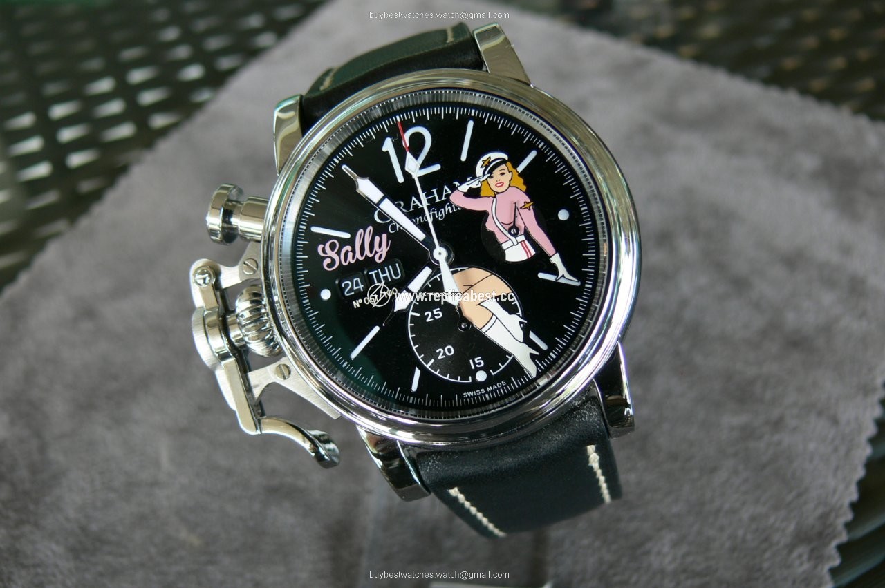 Graham Chronofighter Mens watch Unisex Automatic Steel 2CVAS.B21A.L127S